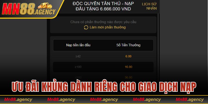 3 ưu đãi siêu khủng dành riêng cho giao dịch nạp