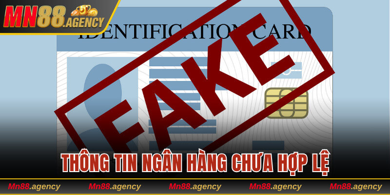 Thông tin ngân hàng phải khớp với họ tên khi đăng ký