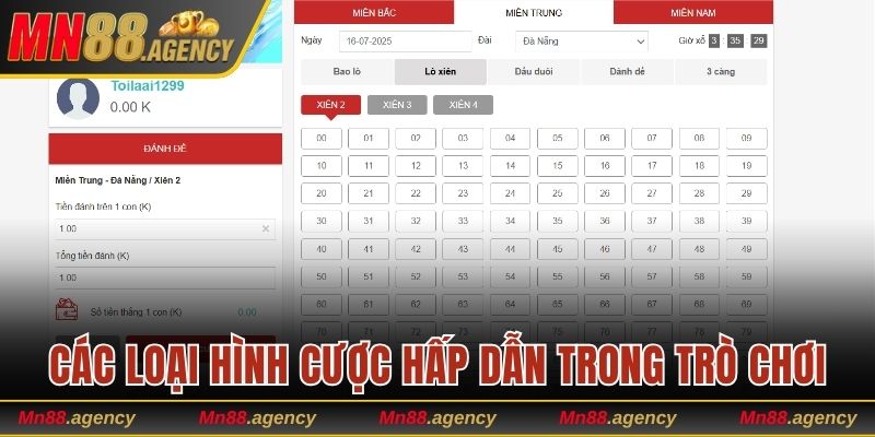 Các loại hình cược hấp dẫn và đơn giản trong trò chơi