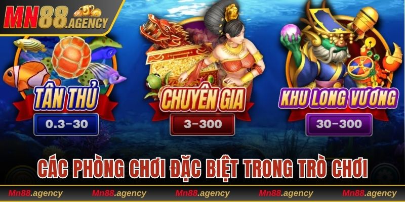 Các phòng chơi đặc biệt trong trò chơi