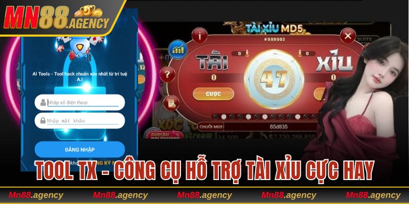 Tool TX - công cụ hỗ trợ tài xỉu cực hay