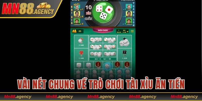 Vài nét chung về trò chơi tài xỉu ăn tiền